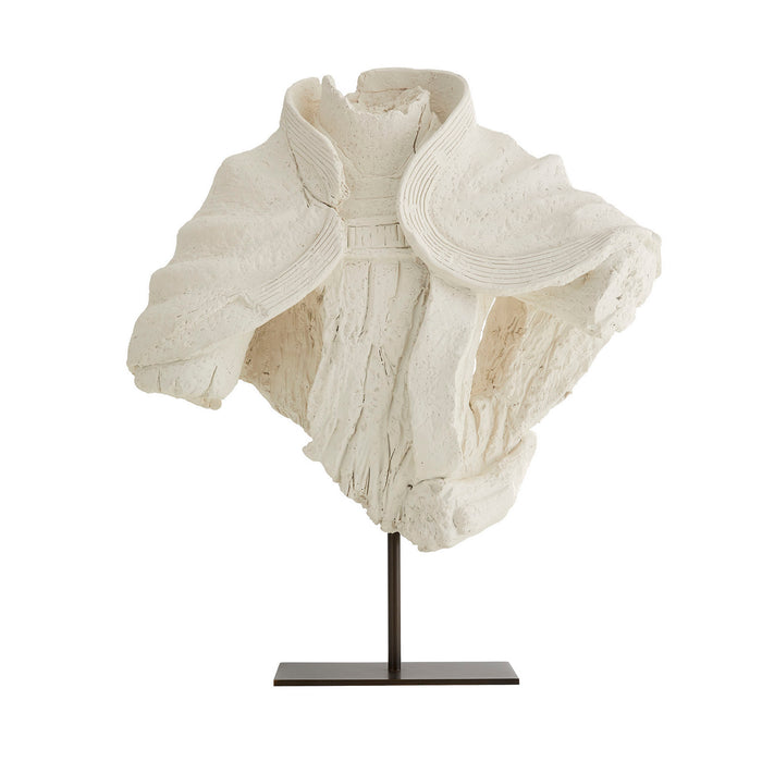 Arteriors 9107 Sculpture, Matte White Plaster