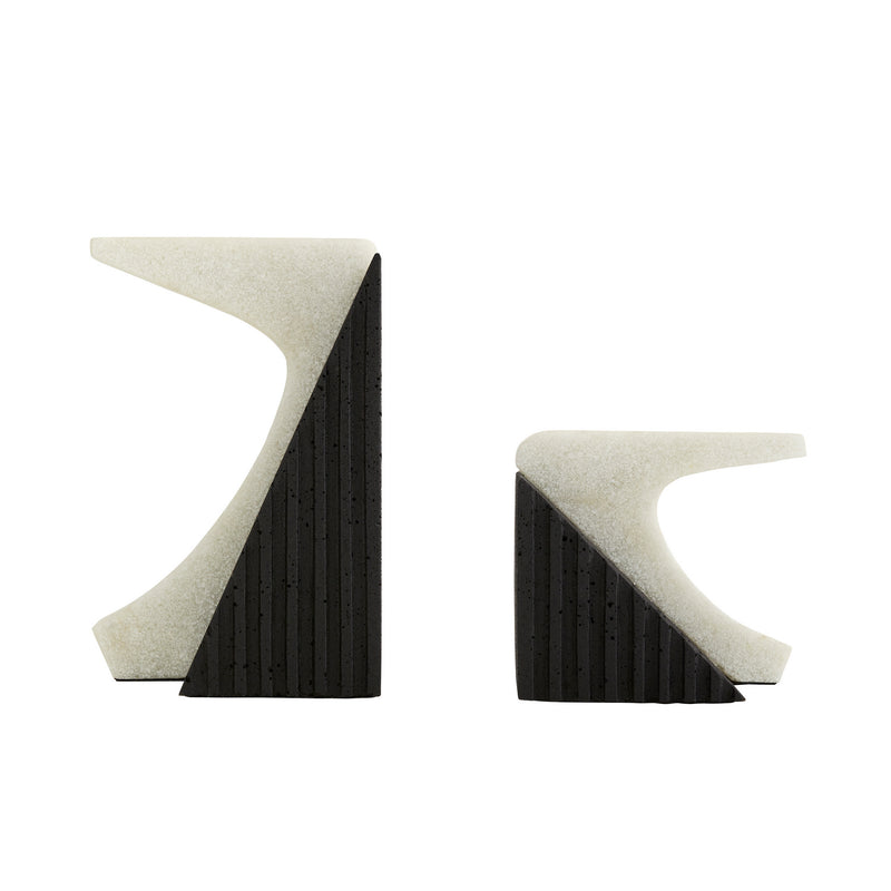Arteriors 9112 Bookends, Set of 2, Ivory
