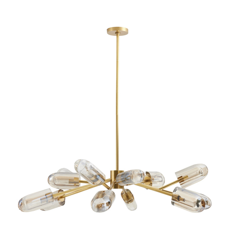 Arteriors 89067 12 Light Chandelier, Champagne