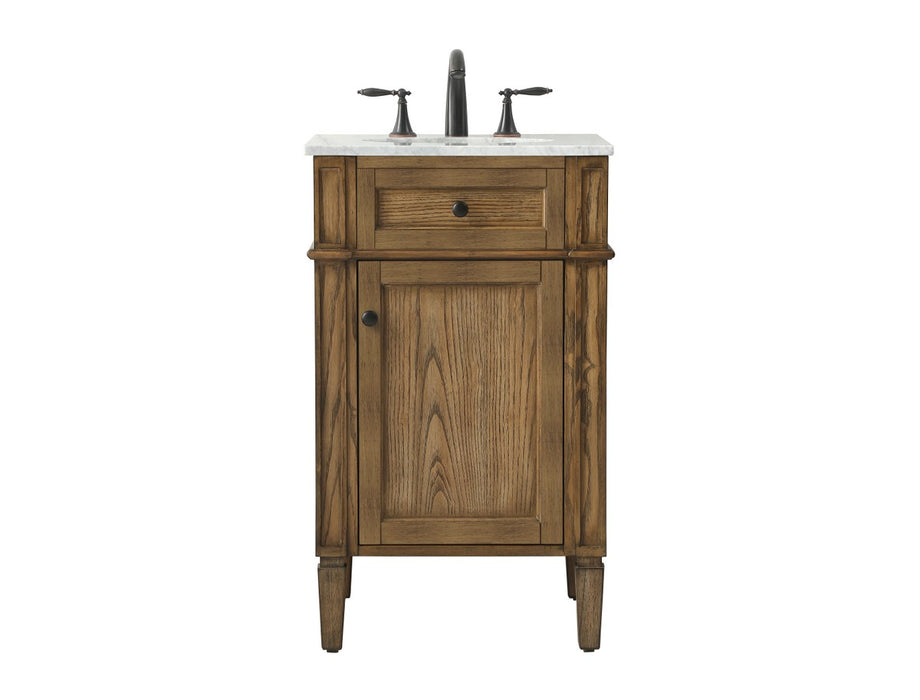 Elegant Lighting VF12521DW Single Bathroom Vanity, Driftwood