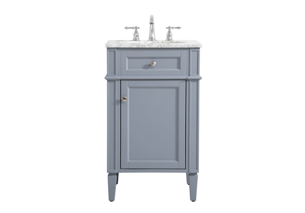 Elegant Lighting VF12521GR Single Bathroom Vanity, Grey