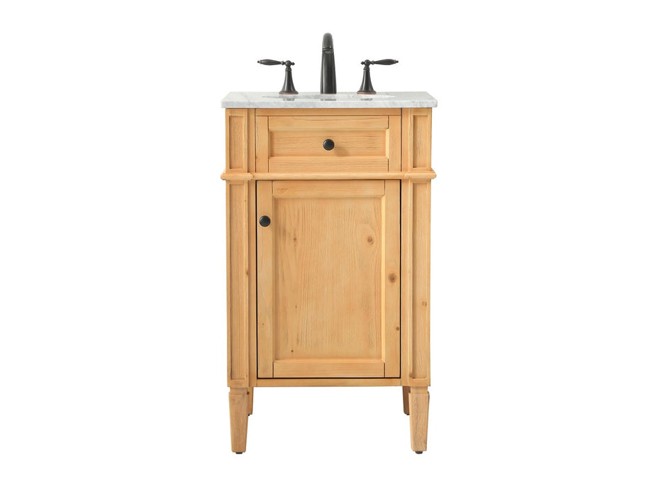 Elegant Lighting VF12521NW Single Bathroom Vanity, Natural Wood