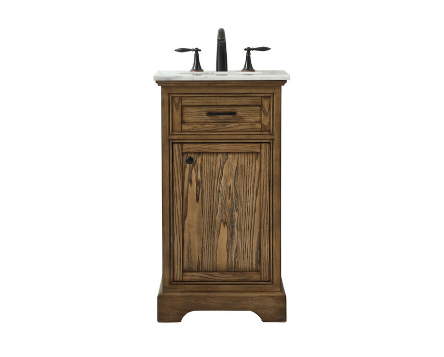 Elegant Lighting VF15019DW Single Bathroom Vanity, Driftwood