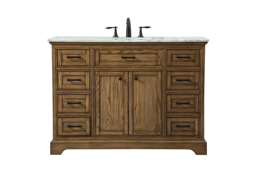 Elegant Lighting VF15048DW Single Bathroom Vanity, Driftwood