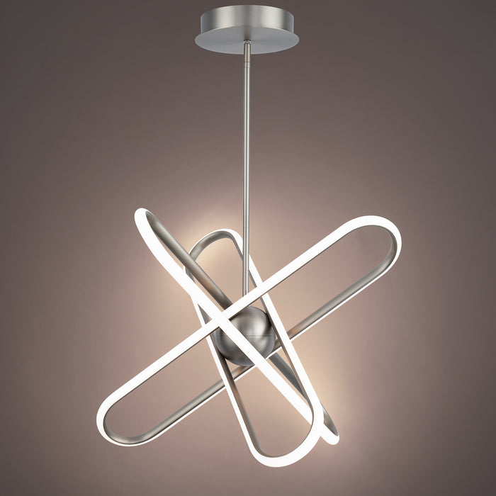 W.A.C. Lighting PD-37224-BN LED Chandelier, Brushed Nickel