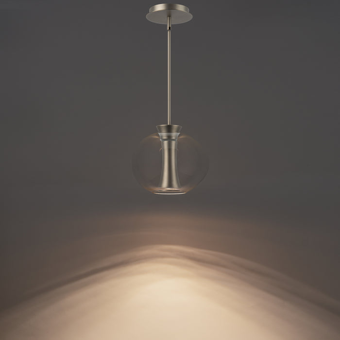 W.A.C. Lighting PD-41210-BN LED Mini Pendant, Brushed Nickel