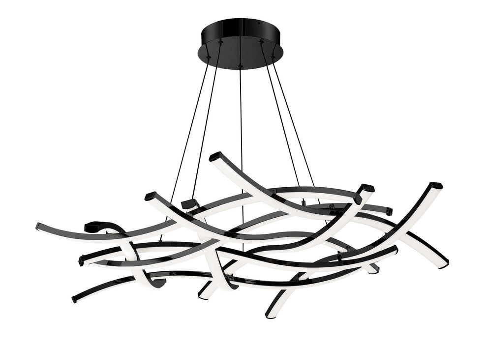 W.A.C. Lighting PD-60944-BK LED Chandelier, Black
