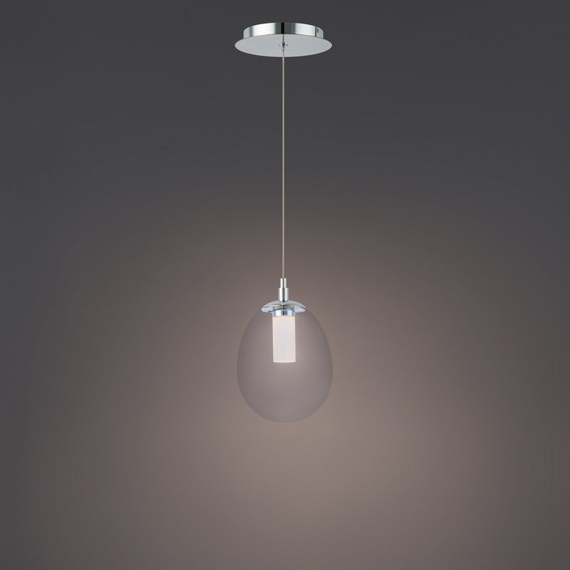 W.A.C. Lighting PD-67209-CH LED Mini Pendant, Chrome