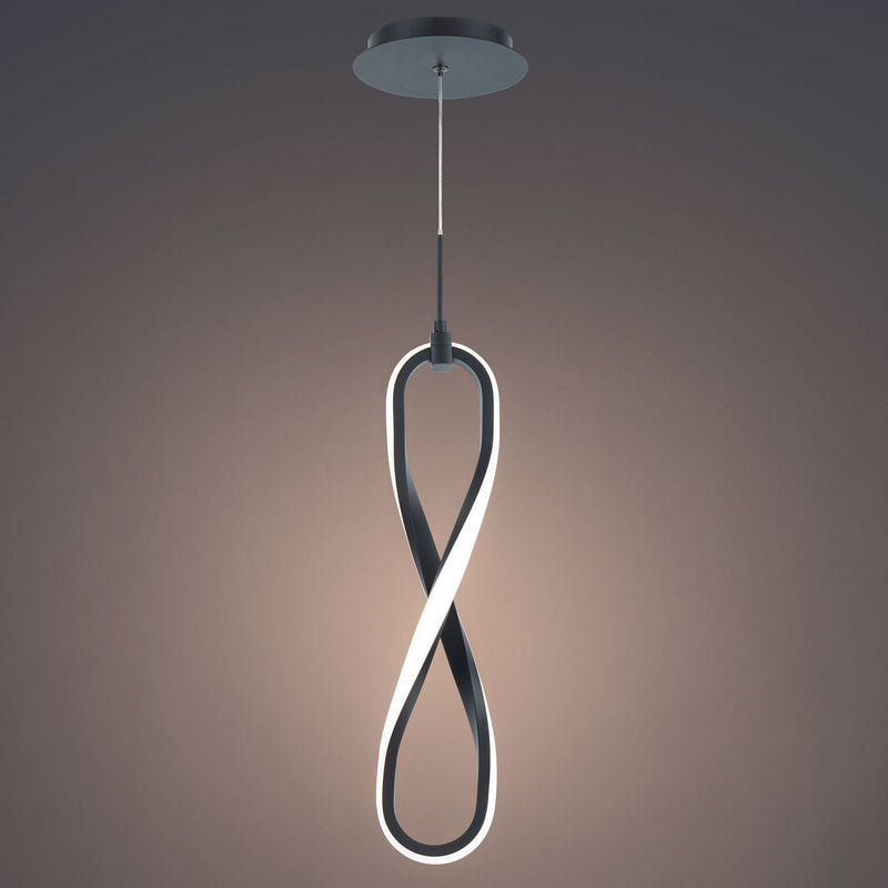 W.A.C. Lighting PD-79221-BK LED Mini Pendant, Black