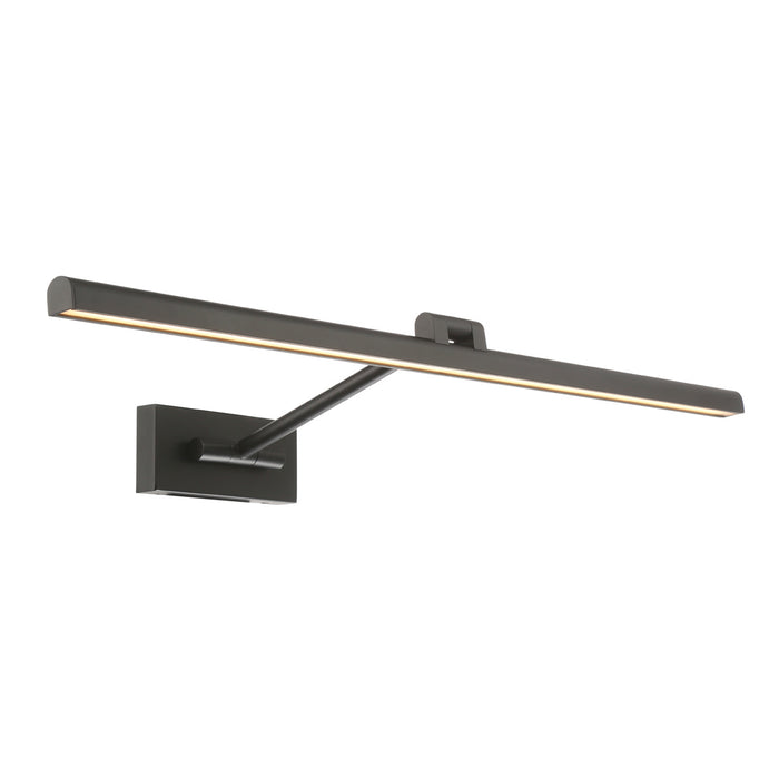 W.A.C. Lighting PL-11025-BK LED Swing Arm Wall Lamp, Black