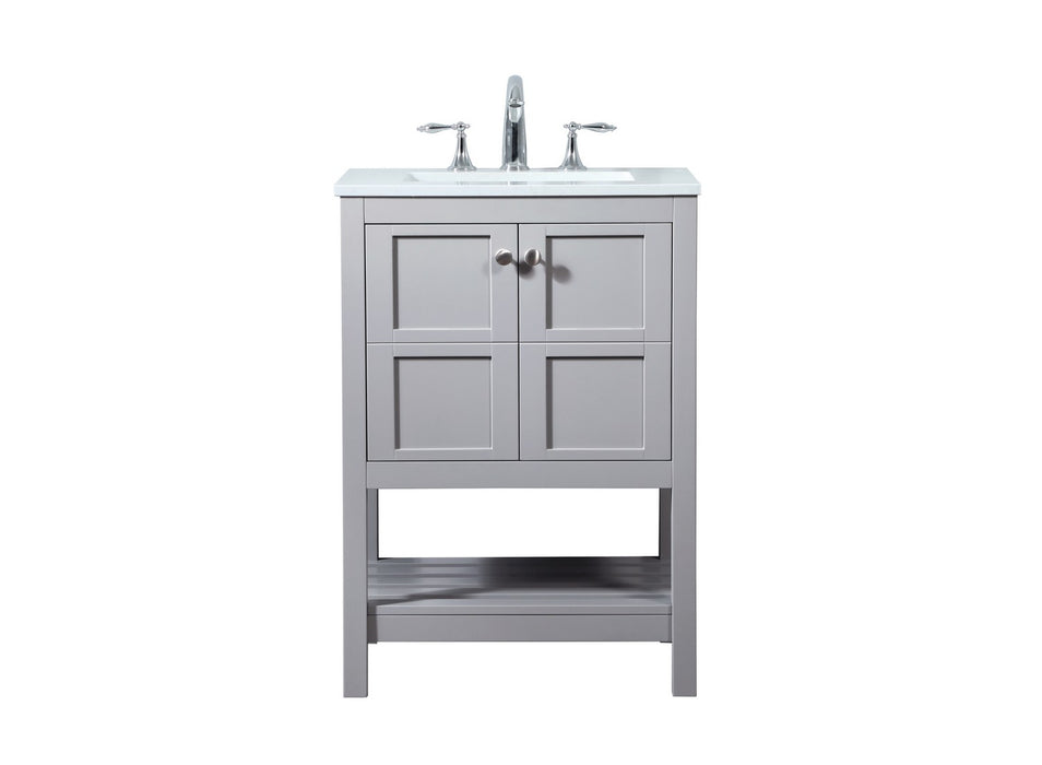 Elegant Lighting VF16424GR Vanity Sink Set, Grey