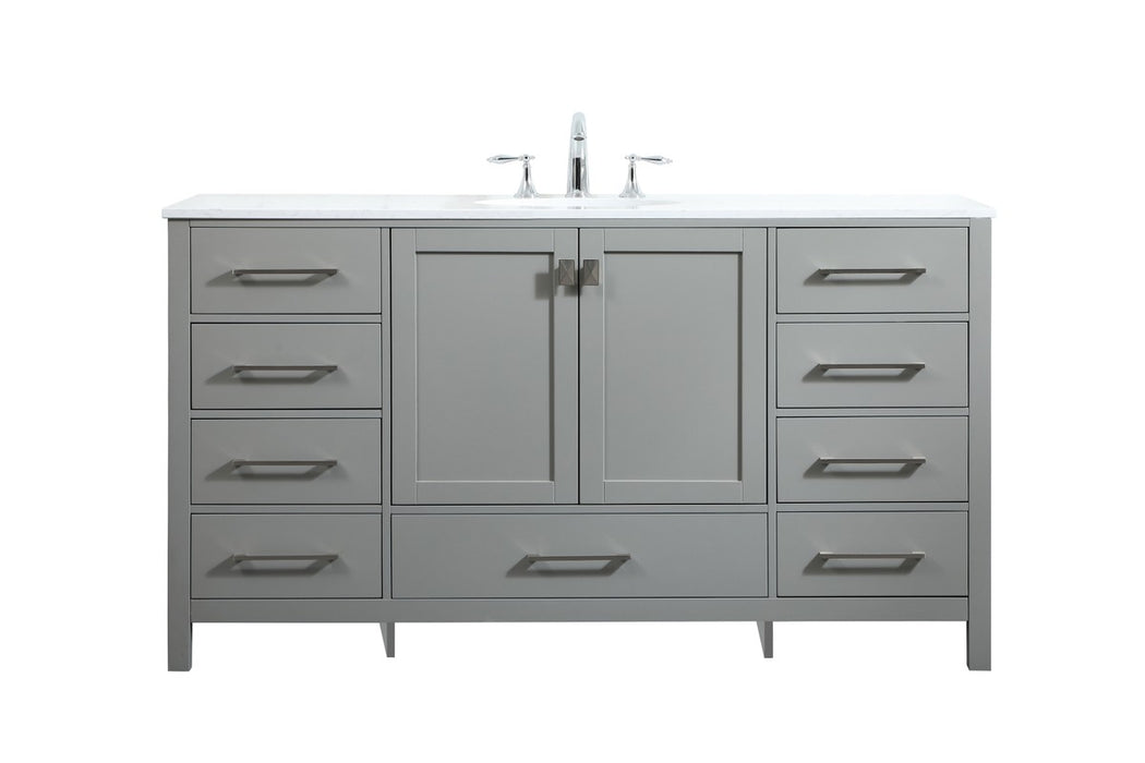 Elegant Lighting VF18860GR Vanity Sink Set, Grey