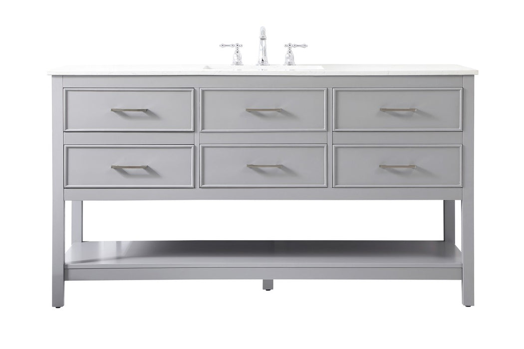 Elegant Lighting VF19060GR Vanity Sink Set, Grey