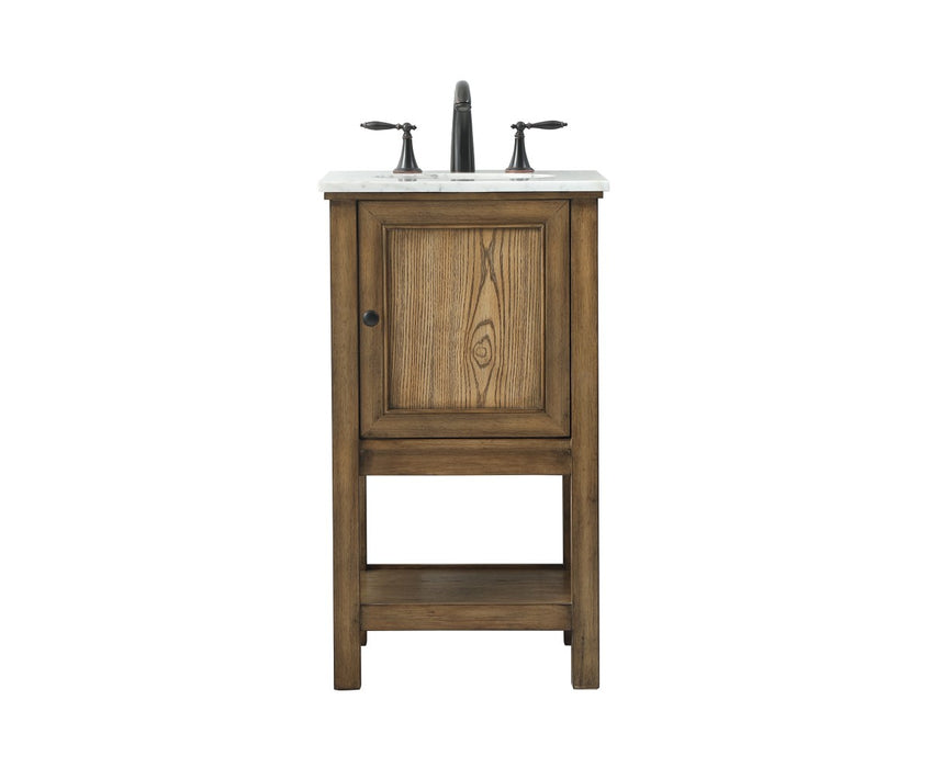 Elegant Lighting VF27019DW Single Bathroom Vanity, Driftwood