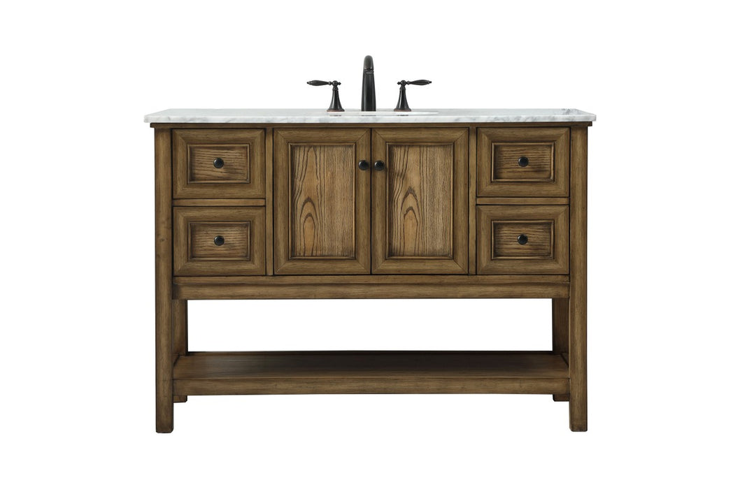 Elegant Lighting VF27048DW Single Bathroom Vanity, Driftwood