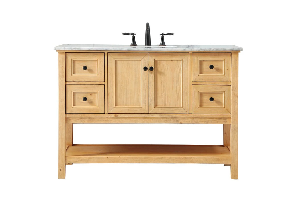 Elegant Lighting VF27048NW Single Bathroom Vanity, Natural Wood