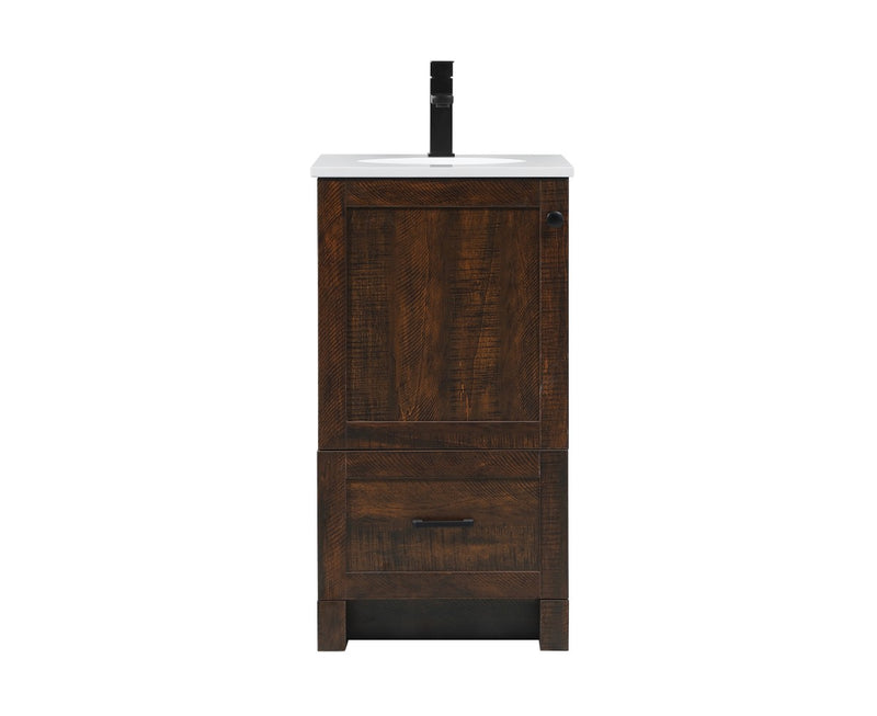 Elegant Lighting VF2818EX Single Bathroom Vanity, expresso