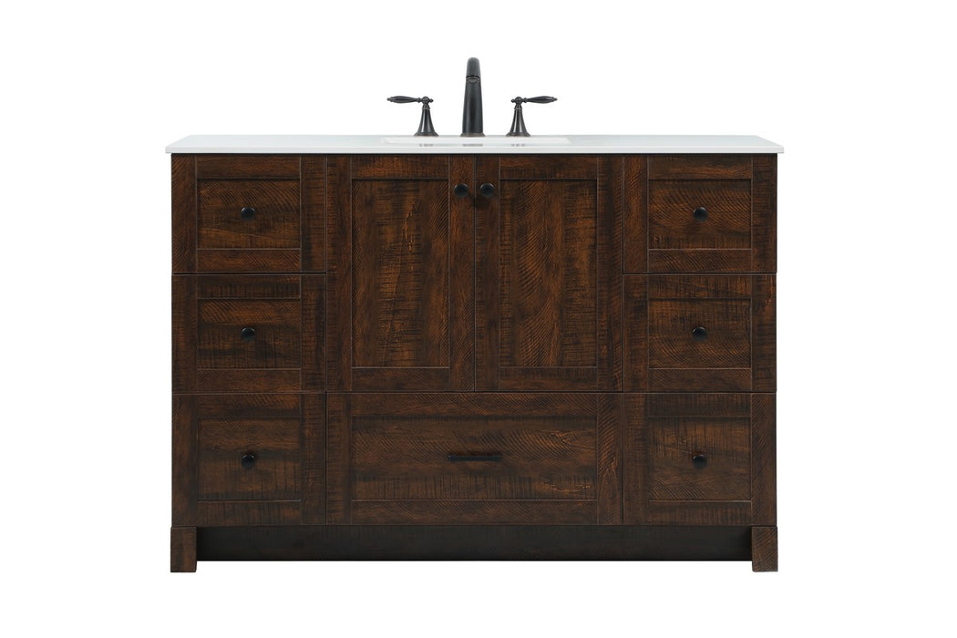 Elegant Lighting VF2848EX Single Bathroom Vanity, expresso