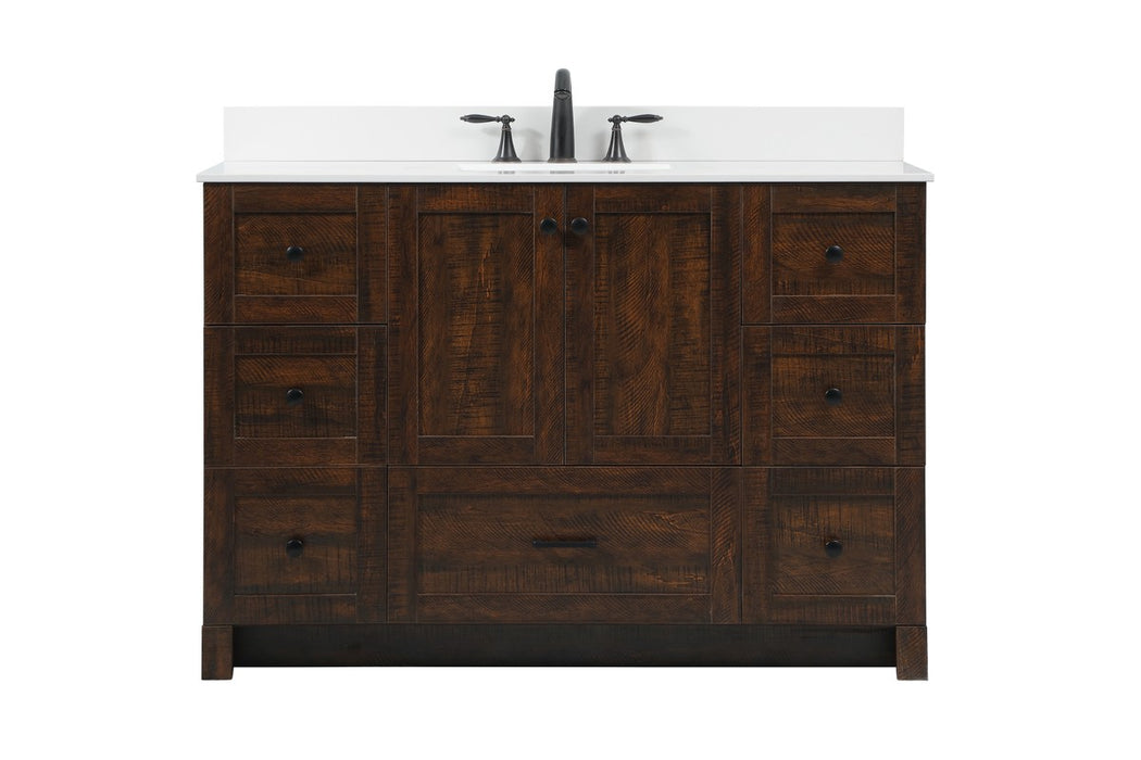 Elegant Lighting VF2848EX-BS Single Bathroom Vanity, expresso
