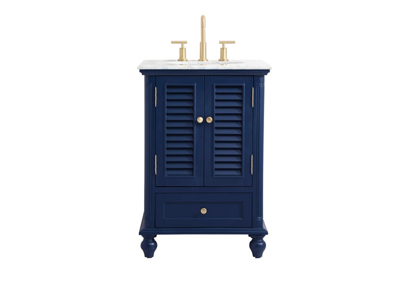 Elegant Lighting VF30524BL Vanity Sink Set, Blue