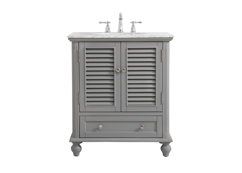 Elegant Lighting VF30530GR Vanity Sink Set, Grey