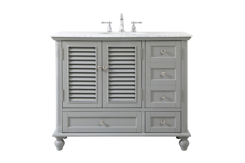 Elegant Lighting VF30542GR Vanity Sink Set, Grey