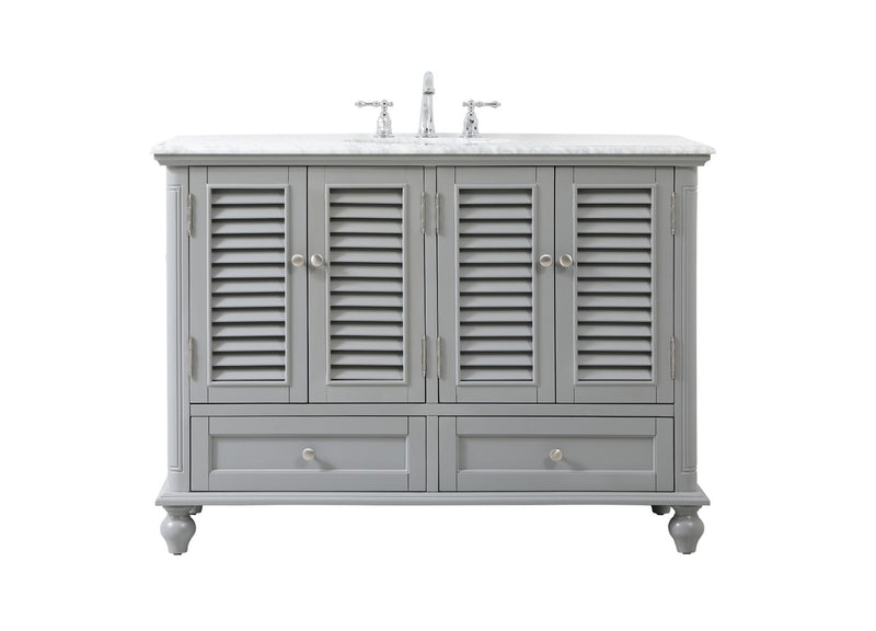 Elegant Lighting VF30548GR Vanity Sink Set, Grey