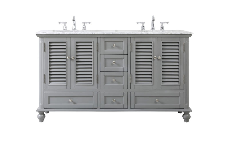Elegant Lighting VF30560DGR Vanity Sink Set, Grey