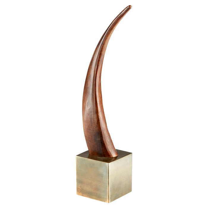 Cyan 11150 Sculpture, Brown And Bronze
