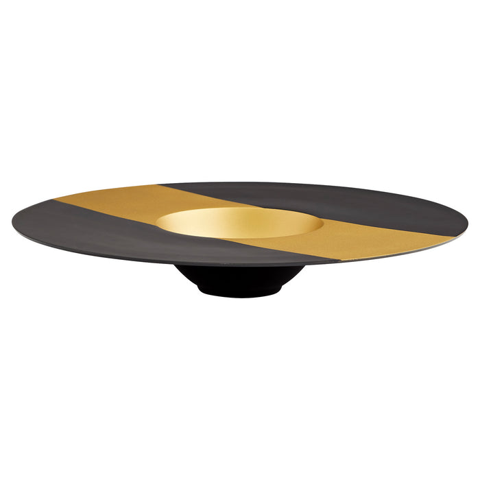 Cyan 11165 Bowl, Black And Bronze