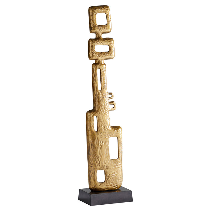 Cyan 11175 Sculpture, Gold