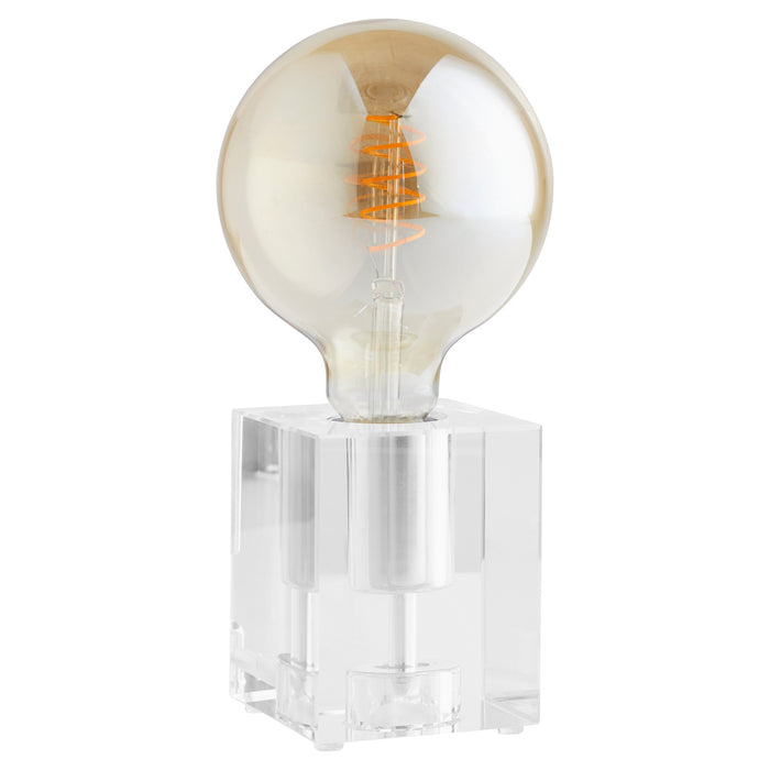 Cyan 11218 One Light Table Lamp, Clear