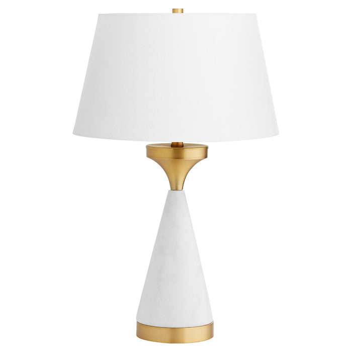 Cyan 11220 One Light Table Lamp, White