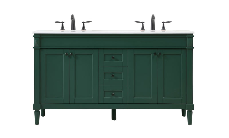 Elegant Lighting VF31860GN Single Bathroom Vanity, Green