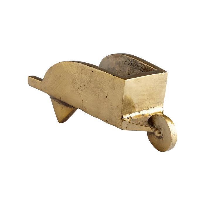 Cyan 11231 Sculpture, Aged Brass