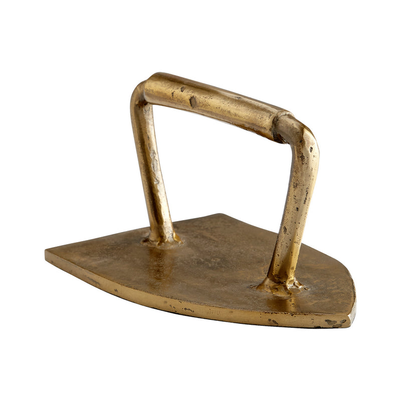 Cyan 11232 Sculpture, Aged Brass