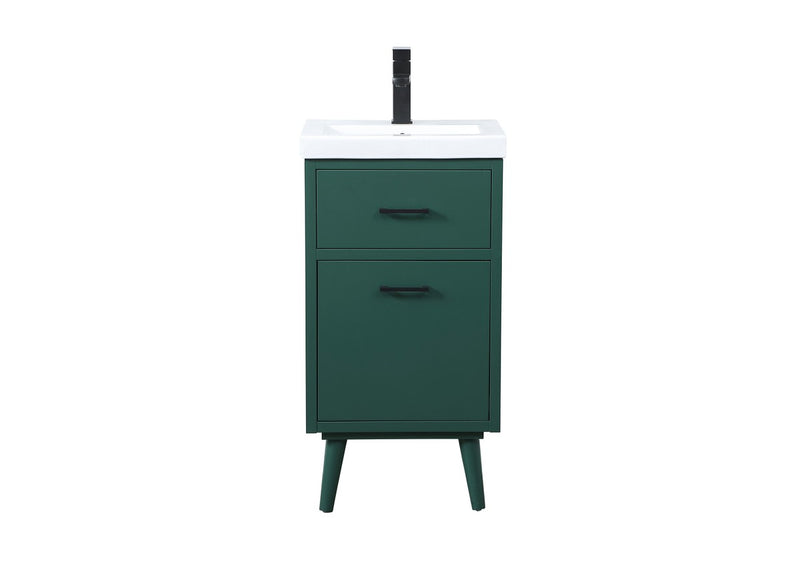 Elegant Lighting VF41018MGN Vanity Sink Set, Green