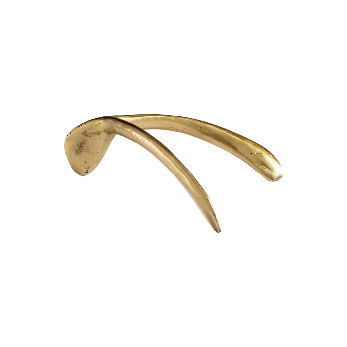 Cyan 11238 Sculpture, Aged Brass