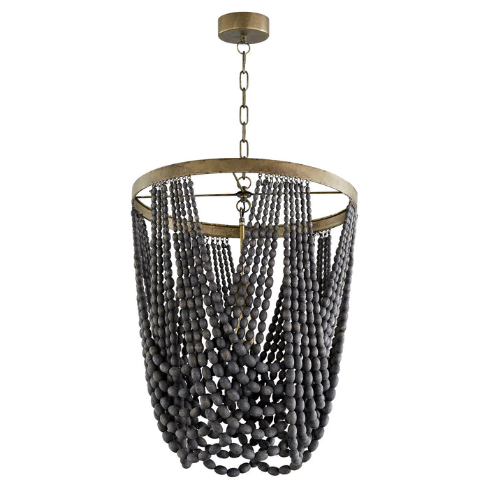 Cyan 11244 One Light Pendant, Tinted Raw Iron