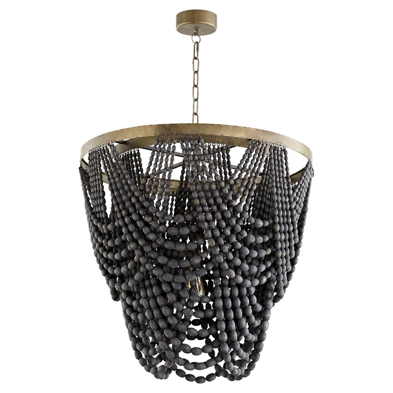 Cyan 11245 One Light Pendant, Tinted Raw Iron