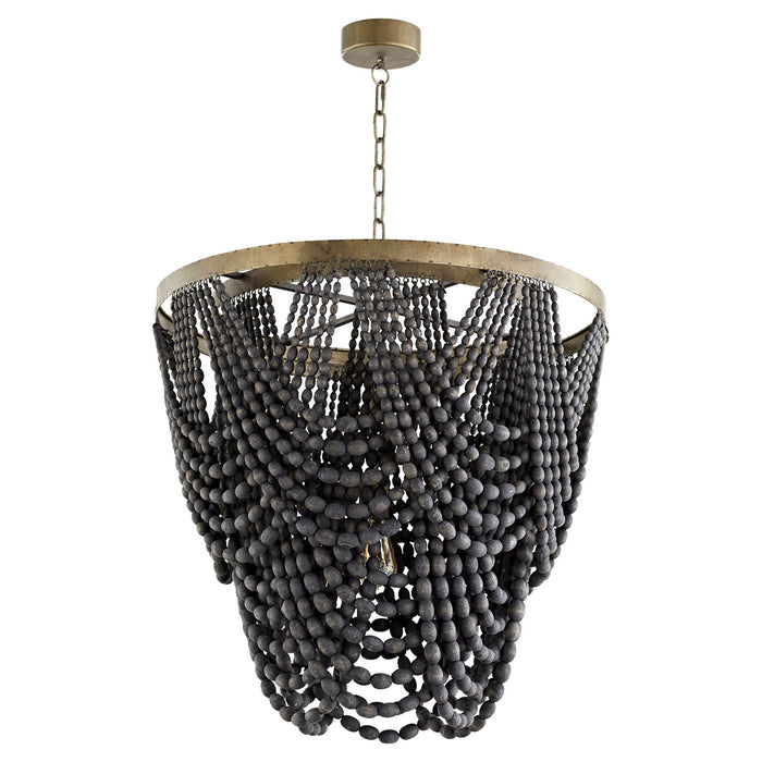 Cyan 11245 One Light Pendant, Tinted Raw Iron