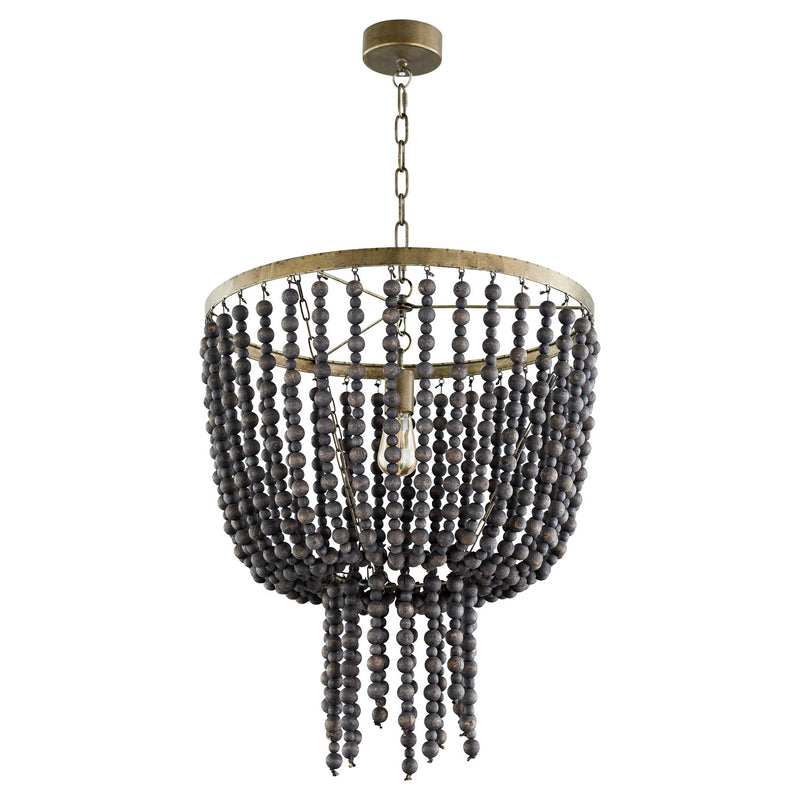 Cyan 11246 One Light Pendant, Tinted Raw Iron