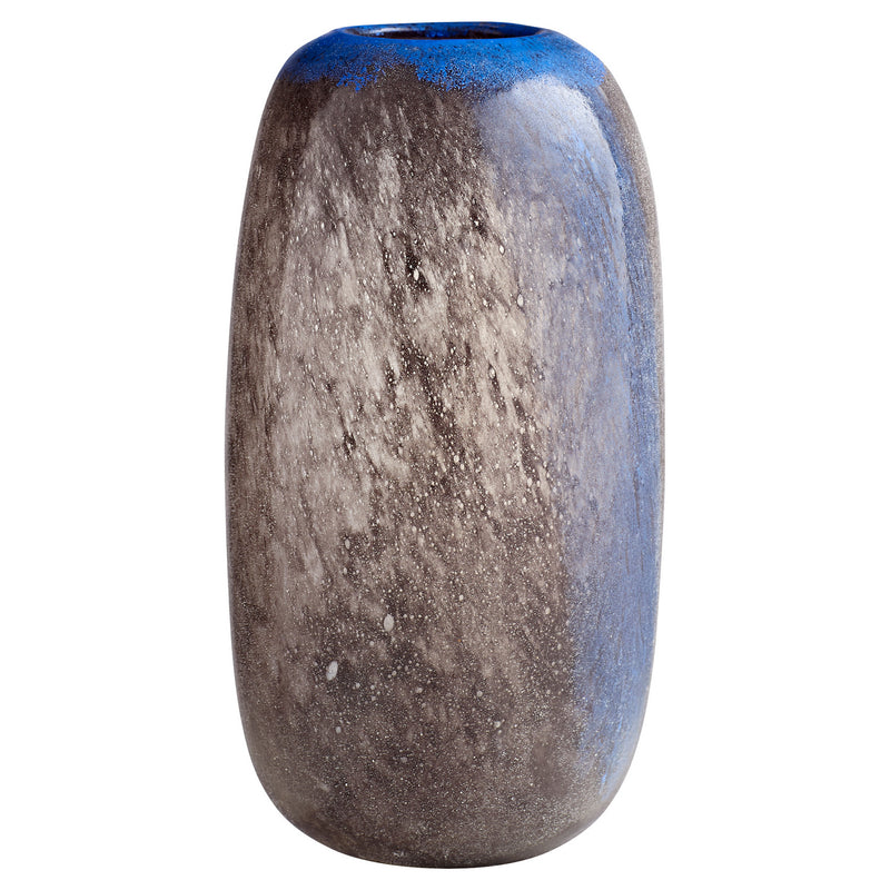 Cyan 11258 Vase, Black And Blue