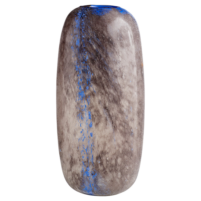 Cyan 11259 Vase, Black And Blue
