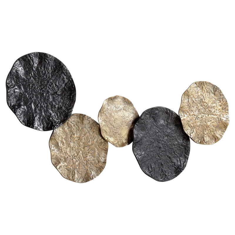 Cyan 11270 Wall Decor, Antique Brass And Black