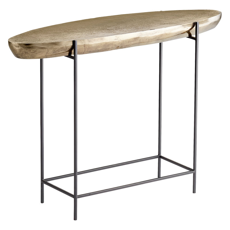 Cyan 11327 Console Table, Aged Gold