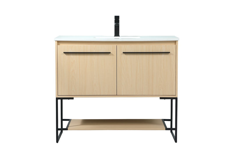 Elegant Lighting VF42540MMP Vanity Sink Set, Maple