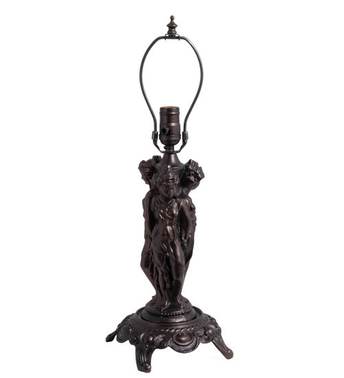 Meyda Tiffany 10260 One Light Table Lamp, Mahogany Bronze