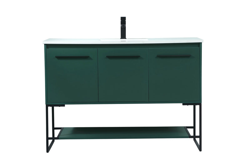 Elegant Lighting VF42548MGN Vanity Sink Set, Green