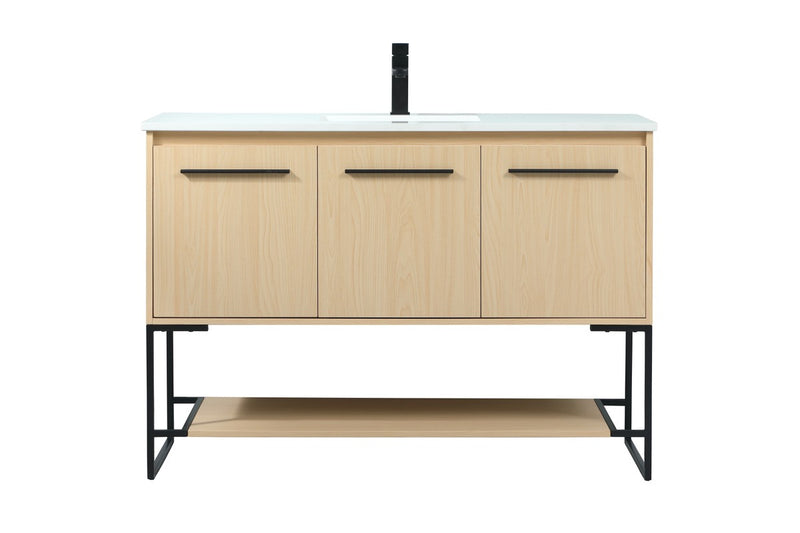 Elegant Lighting VF42548MMP Vanity Sink Set, Maple